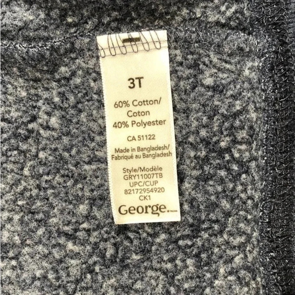 George Dark Gray  Zip Up Hoodie - Picture 5 of 5